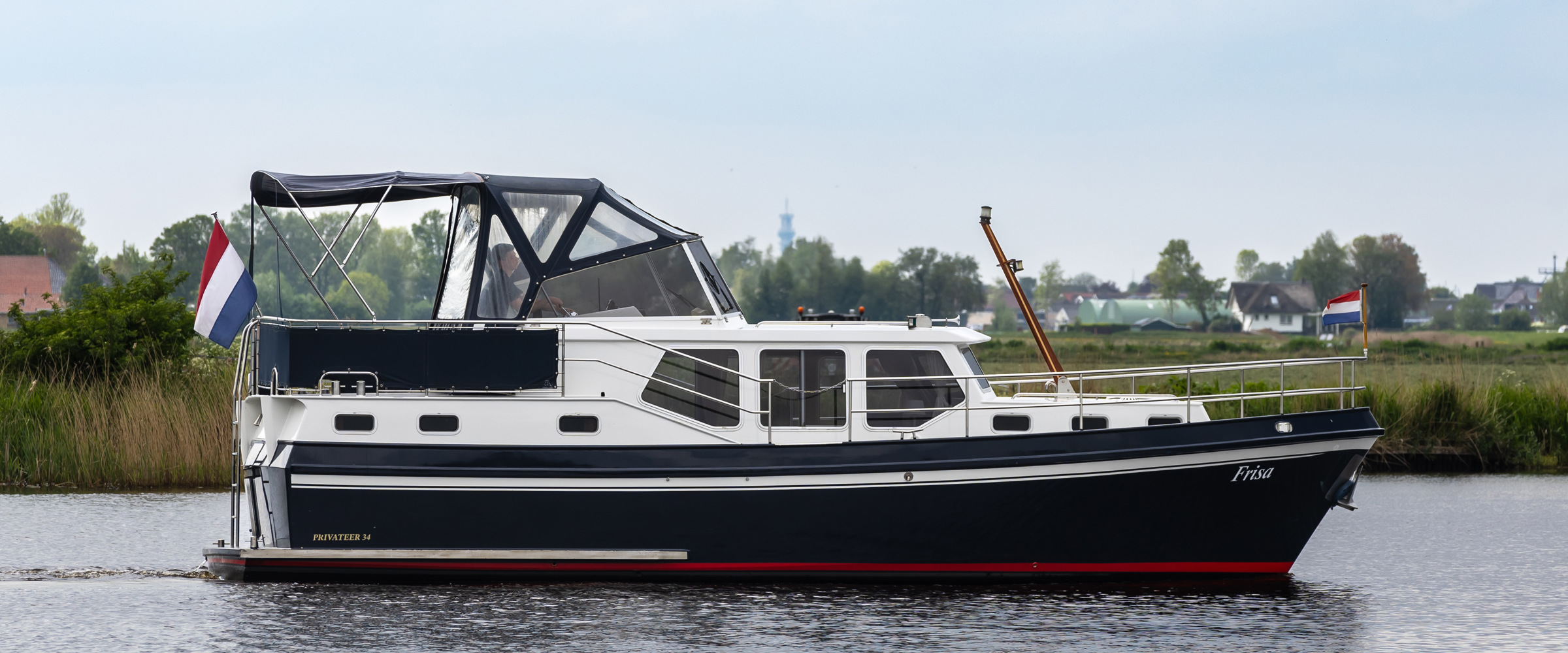 Motorjacht Frisa, 4-persoons Privateer 34 te huur
