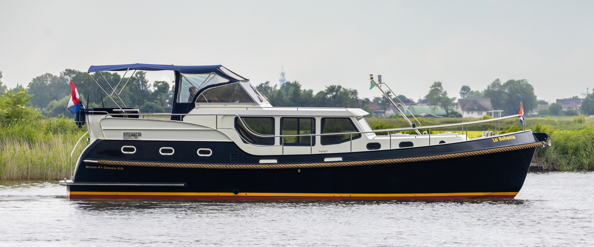 Motorjacht La Bohéme, Gruno 41 CR te huur